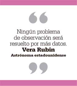 Ningún problema de observación será resuelto por más datos. Vera Rubin Astrónoma estadounidense
