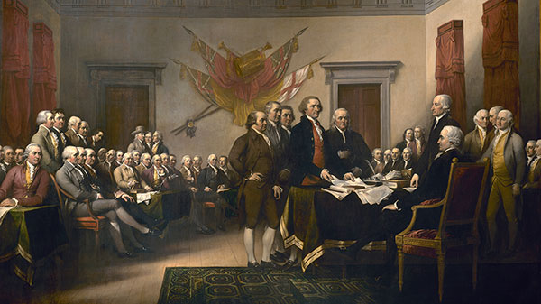 cuadro-john trumbull-la-declaracion-de-Independencia