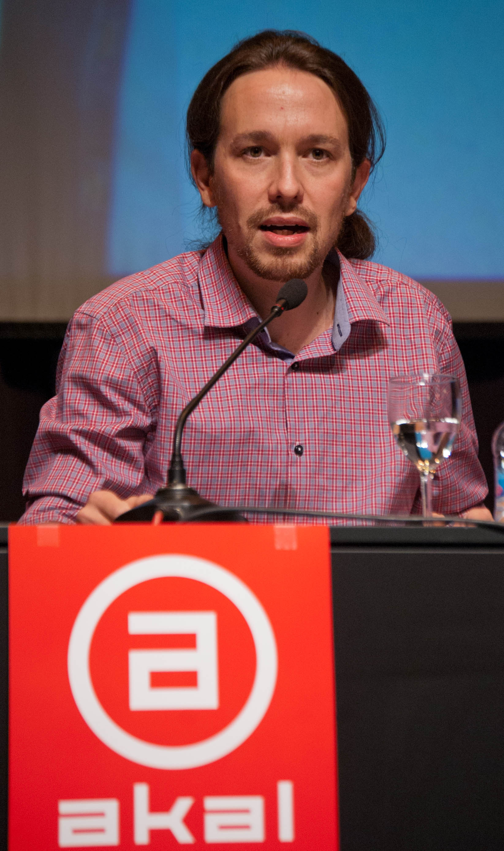 Pablo Iglesias durante su presentación.