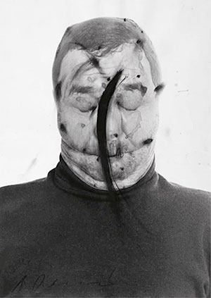 Arnulf Rainer, Sin título (serie Face Farce 1970-1971