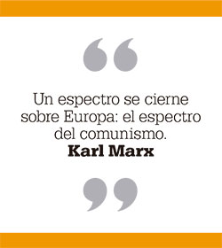 Un espectro se cierne sobre Europa: el espectro del comunismo. Karl Marx
