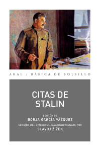 Citas del presidente Stalin.